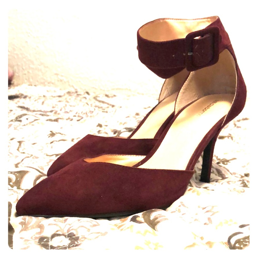 Maroon heels